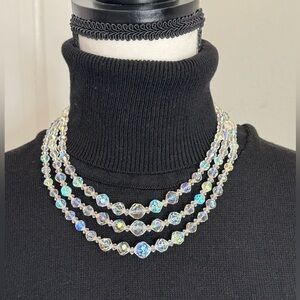 Elegant “Crystal” Beaded Necklace